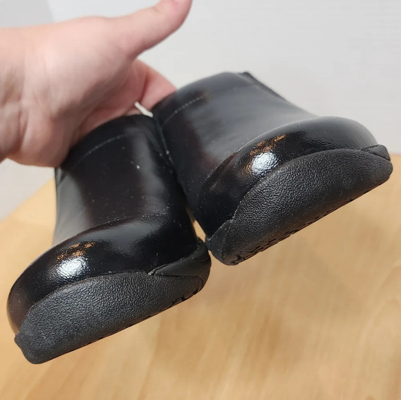 Dansko Black Leather Nora Slip On Clogs nursing shoes wome size EU 40. - Picture 10 of 12